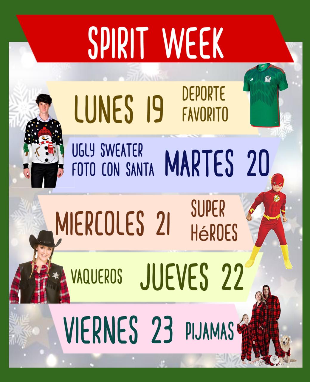 Spirit Week PG.